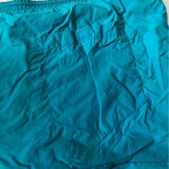 Vtg Teal Nike Embroidered Swimming Trunks - Picture 7 of 13